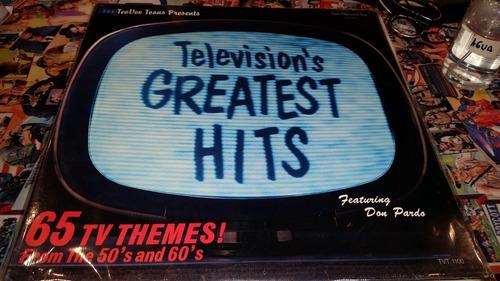 Televisions Greatest Hits 65 Tv Themes Lp Doble Cerrado 1985