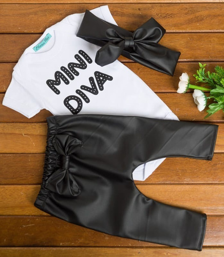 Imagem 1 de 2 de Roupa Bebe Menina -mini Blogueirinha
