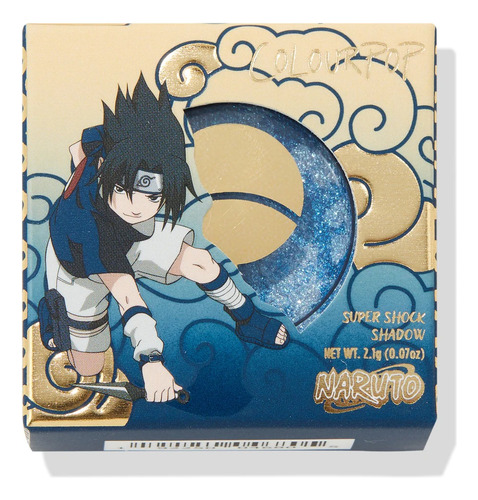 Sombra Super Shock Shadow - Sasuke Uchiha X Naruto Colourpop Sombra Azul Cobalto