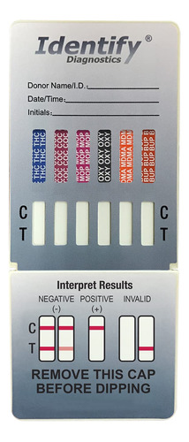 Paquete De 25 Identify Diagnostics 12 Paneles De Inmersión.