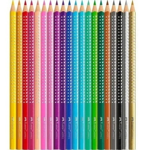Lápices De Colores Sparkle , Estuche De Metal Con 20 Colores
