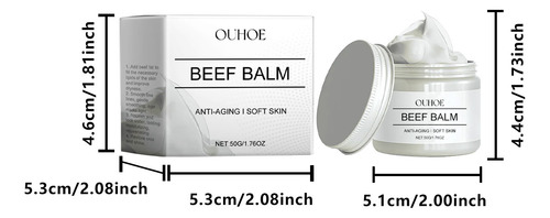 Crema Limpiadora Facial Iluminadora N Beef Balm Que Hidrata