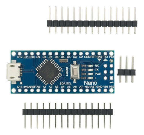 Placa Compatible Para Arduino Nano Atmega328p Ch340 Microusb