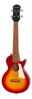 EpiPhone Ukelele Tenor Les Paul Heritage Cherry Color Rojo