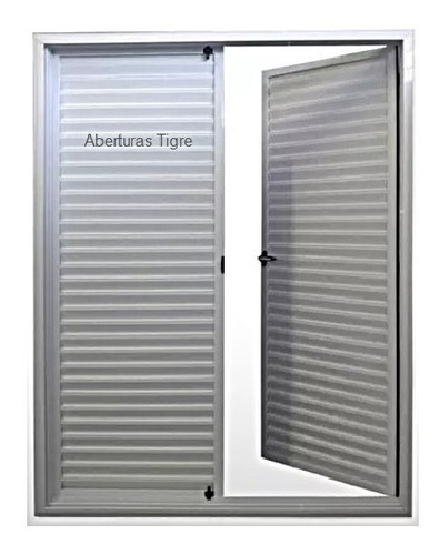 Postigo Celosía Aluminio Blanco 120x180 Con Envio