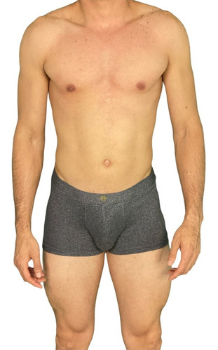 Paquete De 2 Boxer Corto Para Hombre Suave Micro Fibra