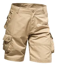 Comprar Bermudas Shorts Pantalones Cortos 6 Bolsillos Algodón Mono