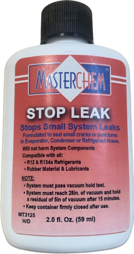 Sellador Fugas Gas 134a Y R12 Stop Leak 59ml Americano