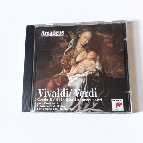 Cd   Vivaldi   Verdi   Credo  /  Quattro Pezzi Sacri  Europa