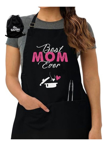 Bartme Design Delantal De Cocina Best Mom Ever Para El Día D
