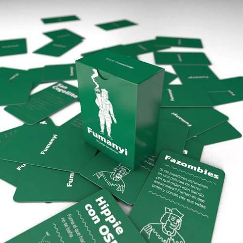 Imagen 2 de 2 de Fumanyi Un Juego De Cartas Para Fumar Adultos Previa