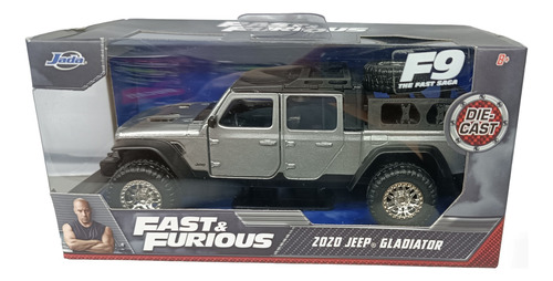 Jeep Gladiator Fast Furious/ Escala 1:32/  14cms Largo/metal
