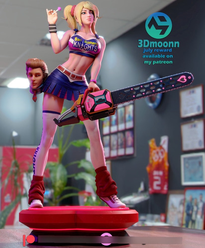 Juliet Starling Lollipop Chainsaw Game Figura Resina 24cm