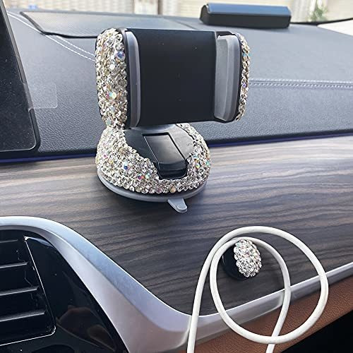 Firsayty Soporte Telefono Para Coche Un Gancho Redondo Mujer