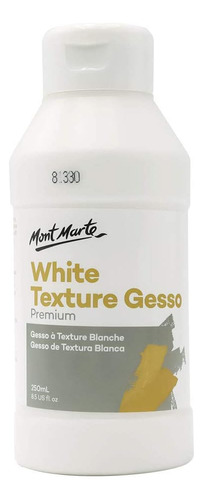 Gesso De Textura Blanca Premium 8.45 Oz (250 Ml), Adecu...