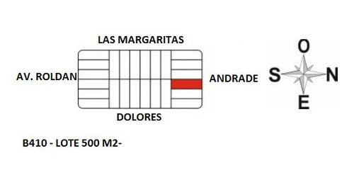 Imagen 2 de 2 de Lote Nueva Atlantis. Andrade E/las Margaritas Y Dolores - B410