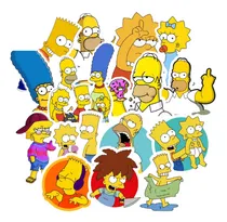 Comprar Stickers De Los Simpson Pack X15 Resistentes Al Agua
