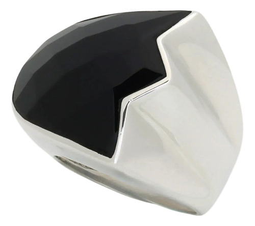 Anillo Tous Tulipan De Onix En Plata 925 9,6 G Numero 5,5 Plata 5,5 (Usado)