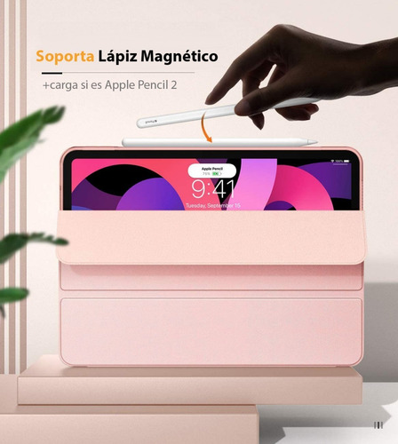 Funda Para iPad Pro 12.9 Generacion 4/5/6 Smart Cover Tpu