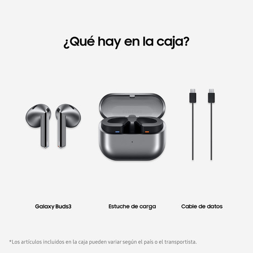 Auricular inalámbrico Samsung Galaxy Buds3 color Gris
