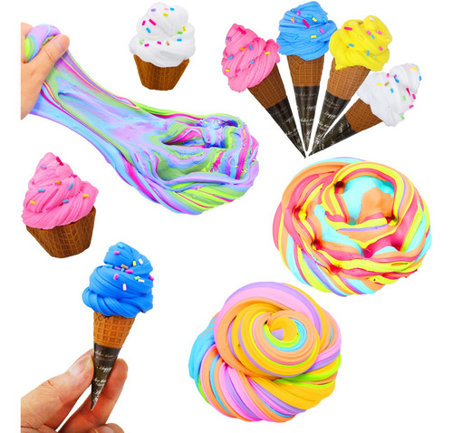 Kit Arcilla Slime De Mantequilla 67piezas Para Niñas Y Niños