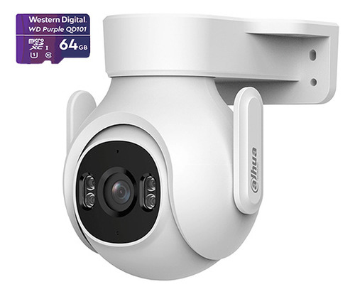 Kit videovigilancia Cronos Cámara Dahua IP PT P3B-PV 3MP Audio WiFi + Microsd 32gb + Accesorios - Kit De Cámara Inteligente DH-P3B-PV-32GB (Memoria MicroSD WDD032G1P0C)