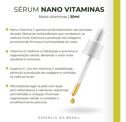 Kit Energia Vitamina C: Sérum Vit C + Óleo Hortelã Pimenta Momento De Aplicação Dia/noite Tipo De Pele Normal