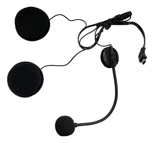 Bh Compatible Casco De Motocicleta Audífonos Micrófono