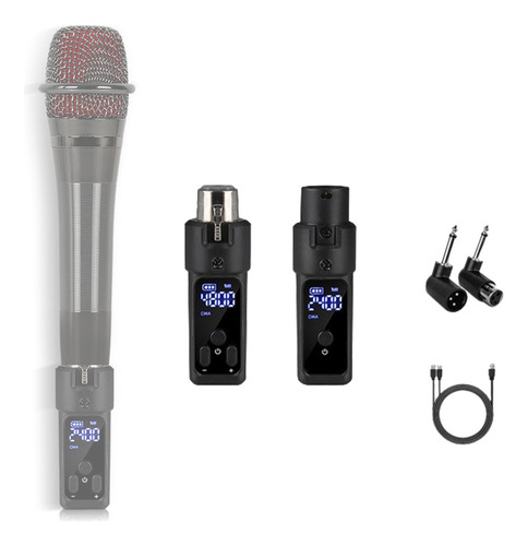 Receptor Transmisor De Micrófono Recargable, 1 Transmitir