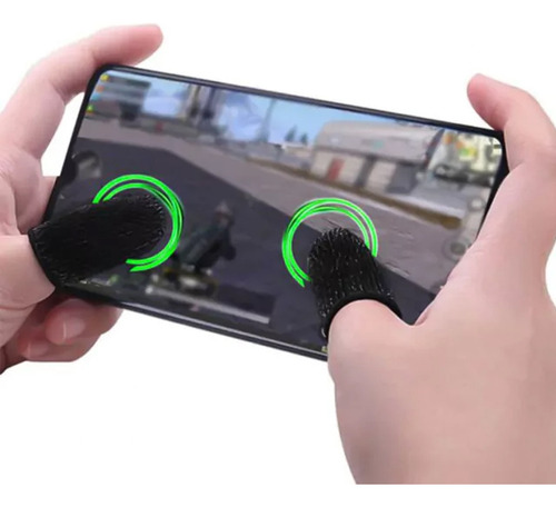 Combo Gatillos Para Celular + Dedales Gamer Para Juegos