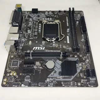 Placa Mãe Msi Intel H310m Pro-vlh Plus 2ddr4 Lga 1151 + Nf