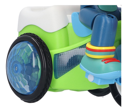 Triciclo, Luz, Sonido, Acrobacia Eléctrica, Para Niños, 360°