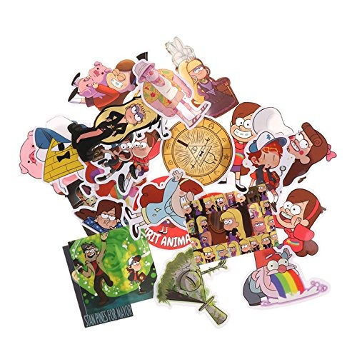 Gravity Falls Stickers Vinyl Decals Assortment - 25 Ct Varie