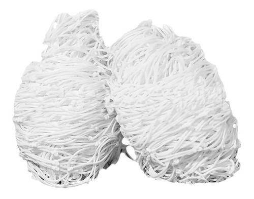 Red De Fútbol 11 4mm Nylon 7.5x2.5x0.6m Uv Gismar - Queofert Blanco