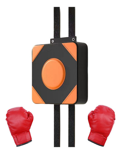 Fighting Pad Pu Cuero Pared Saco De Boxeo Estilo Cuadrado B