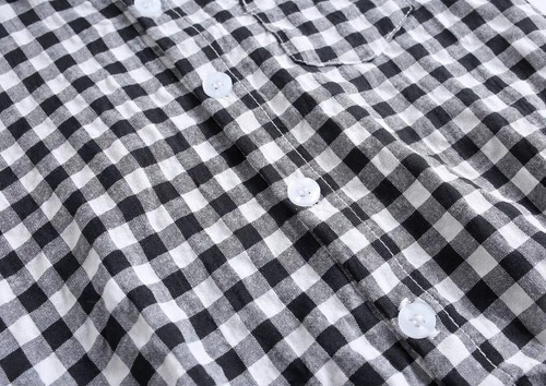 Pañalero Mameluco Tipo Camisa A Cuadros Negro, Bebes
