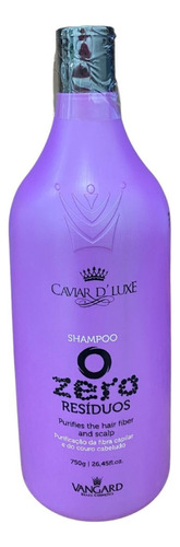 Shampoo Zero Resíduos Caviar D´luxe 1000ml/750gr Vangard