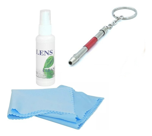 Liquido Limpieza Lentes Ópticos 50ml. (x 4 Kit)