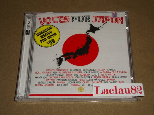 Voces Por Japon 11 Sony 2 Cds Fobia Julieta Yuridia Pandora