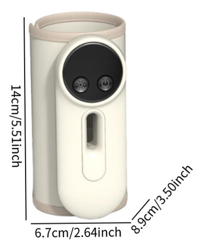 Calefacción De Leche Biberones Calentador Usb Recargable