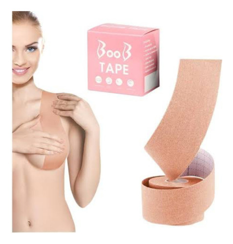 Boob Tape Pushup Cinta Levanta Busto + 2 Pezoneras Gratis 