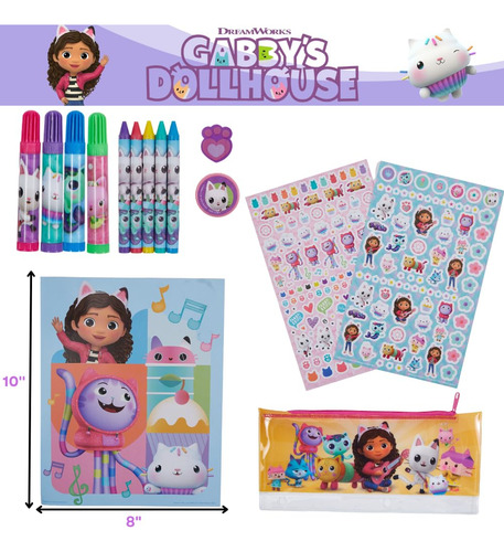 Art Set Innovative Designs Gabbys Dollhouse Con Estuche Para