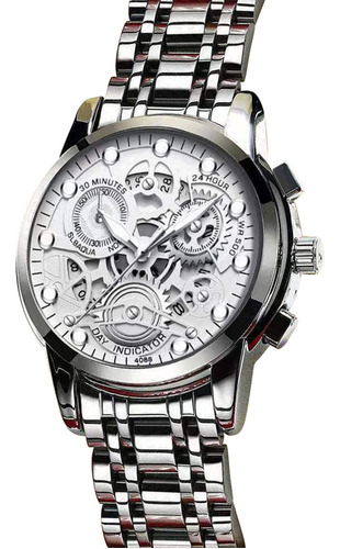 Reloj Automático No Mecánico D Watch Skeleton Fashi Para Hom