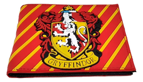 Harry Potter Billetera Pvc Logo Gryffindor Hogwarts Reliquia