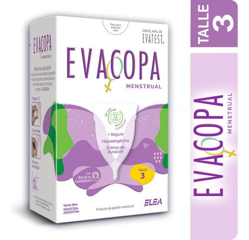 Evacopa Copa Copita Menstrual Reutilizable Ecológi Evacopa