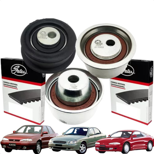 Kit Correia Dentada + Tensor + Polia Eclipse 2.0 16v 91/94