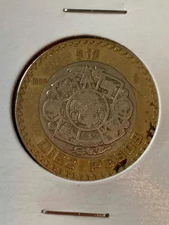 Moneda 10 Pesos 1998