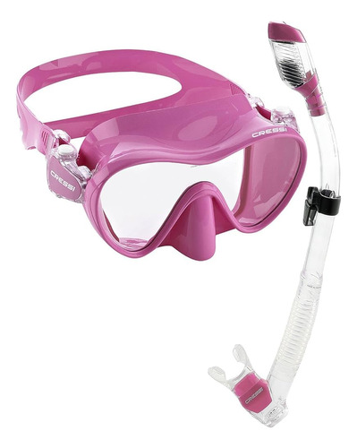 Cressi Scuba Diving Snorkeling Kit - Freediving Mask & Dry S