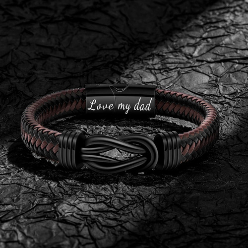 Día Del Padre Regalo Único Para Papá Pulsera De Cuer