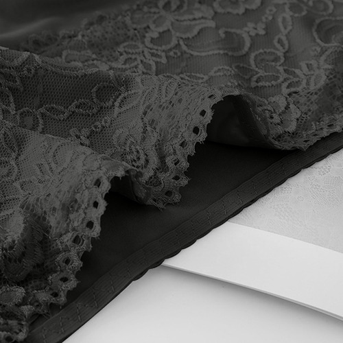 Pantalones Cortos Moldeadores De Cuerpo De Encaje De Cintura